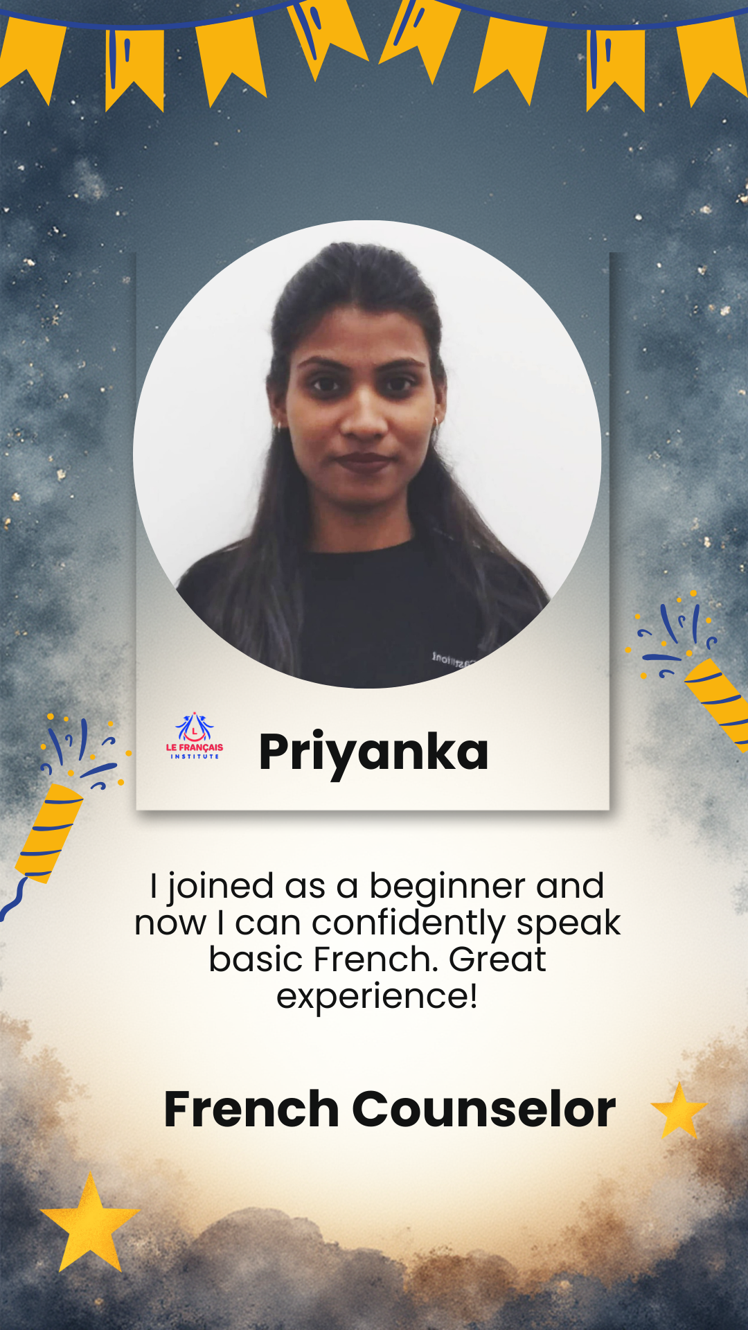 Priyanka Le Française Institute